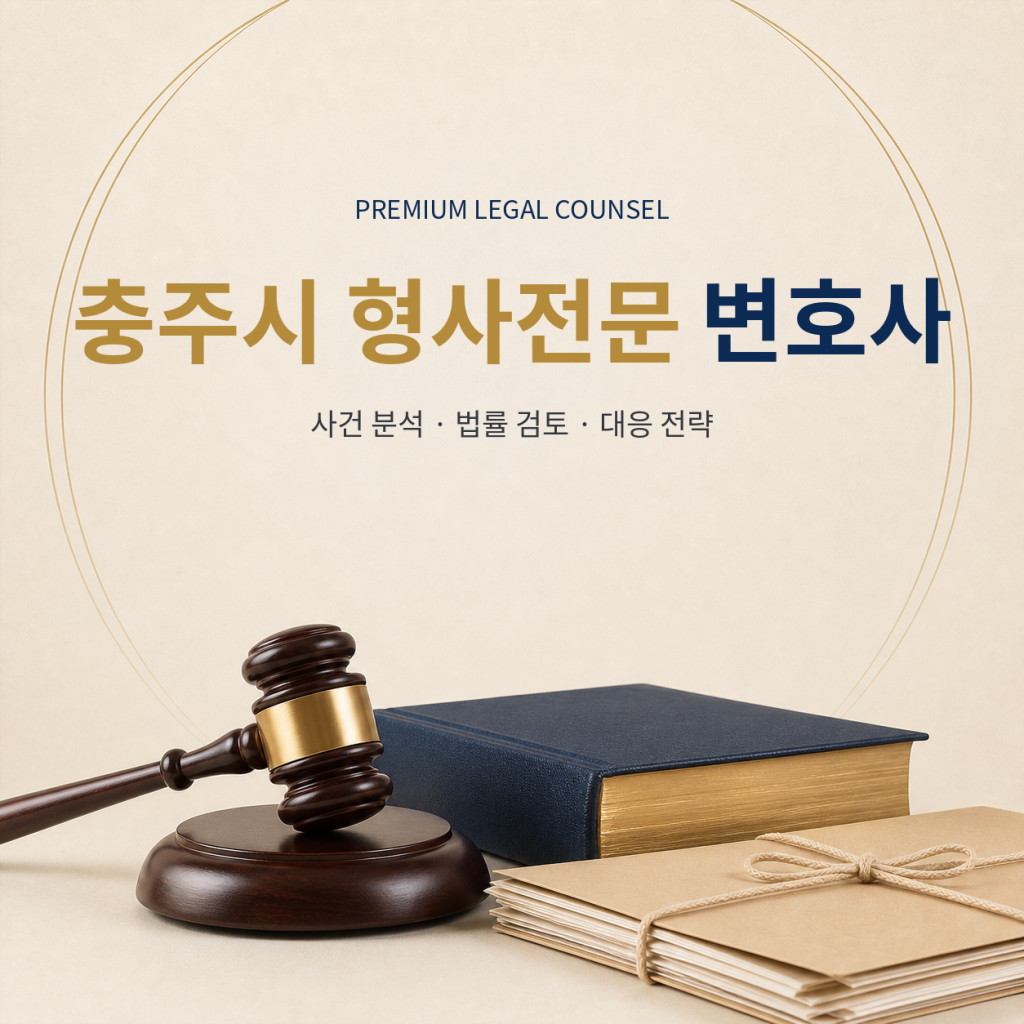 충주시 형사전문 변호사