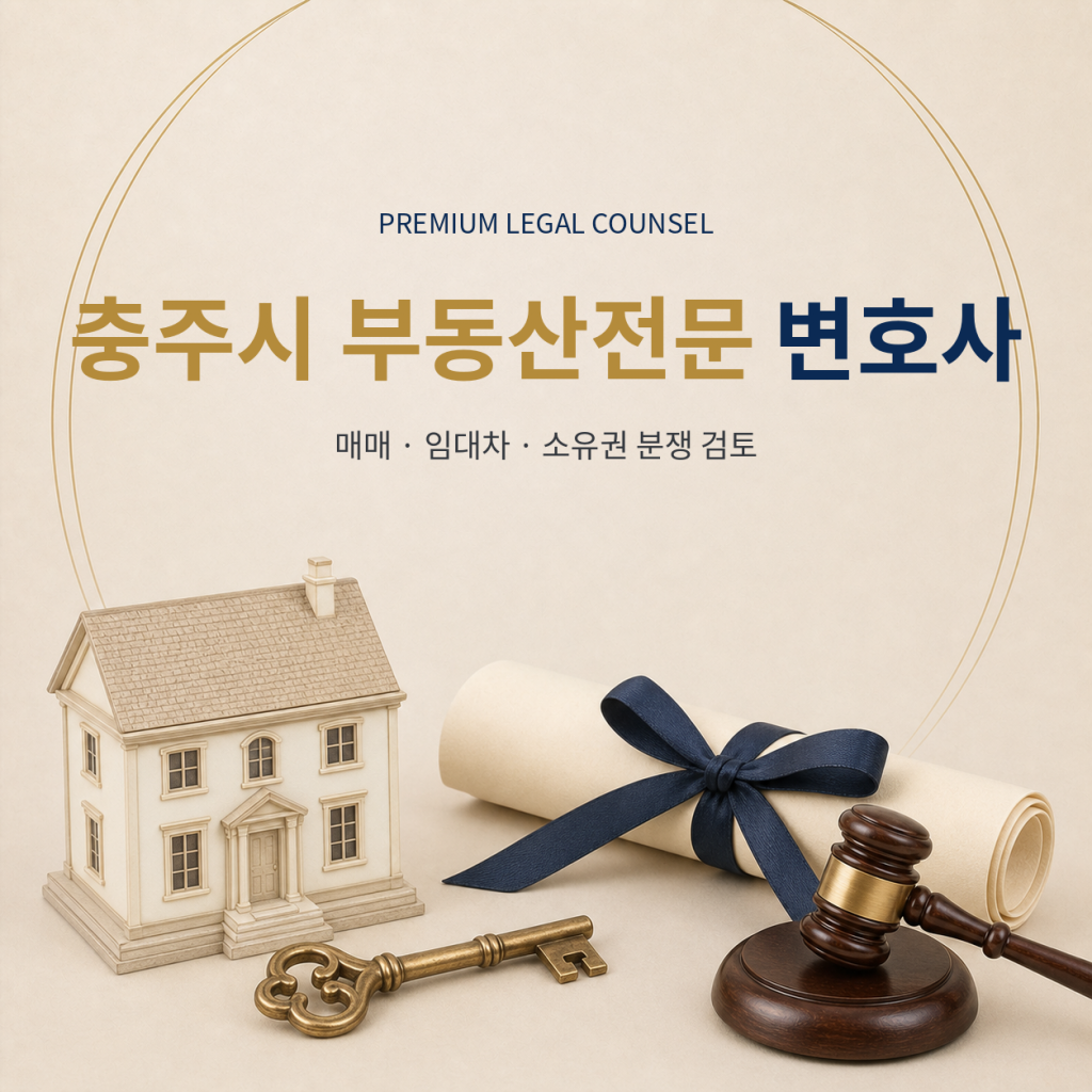 충주시 부동산전문 변호사